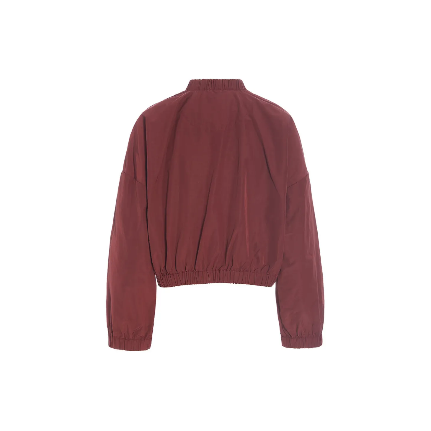 Fukkura poplin bomber jakke, maroon