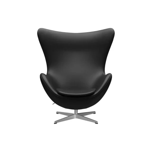 Ægget™ 3316 loungestol, Aura black/satin brushed aluminium