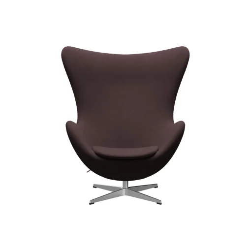 Ægget™ 3316 loungestol, Christianshavn 1135 blue/orange/satin brushed aluminium