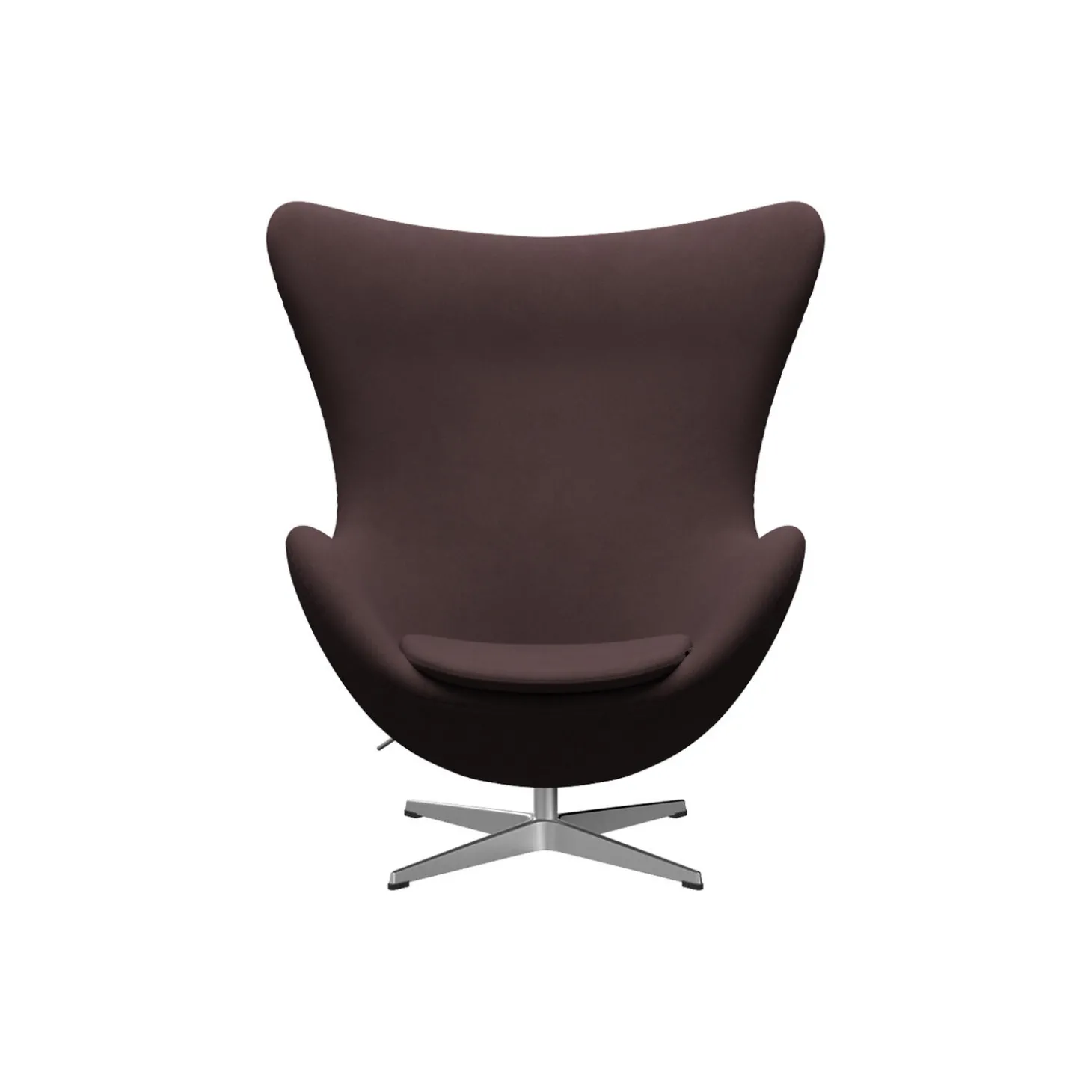 Ægget™ 3316 loungestol, Christianshavn 1135 blue/orange/satin brushed aluminium