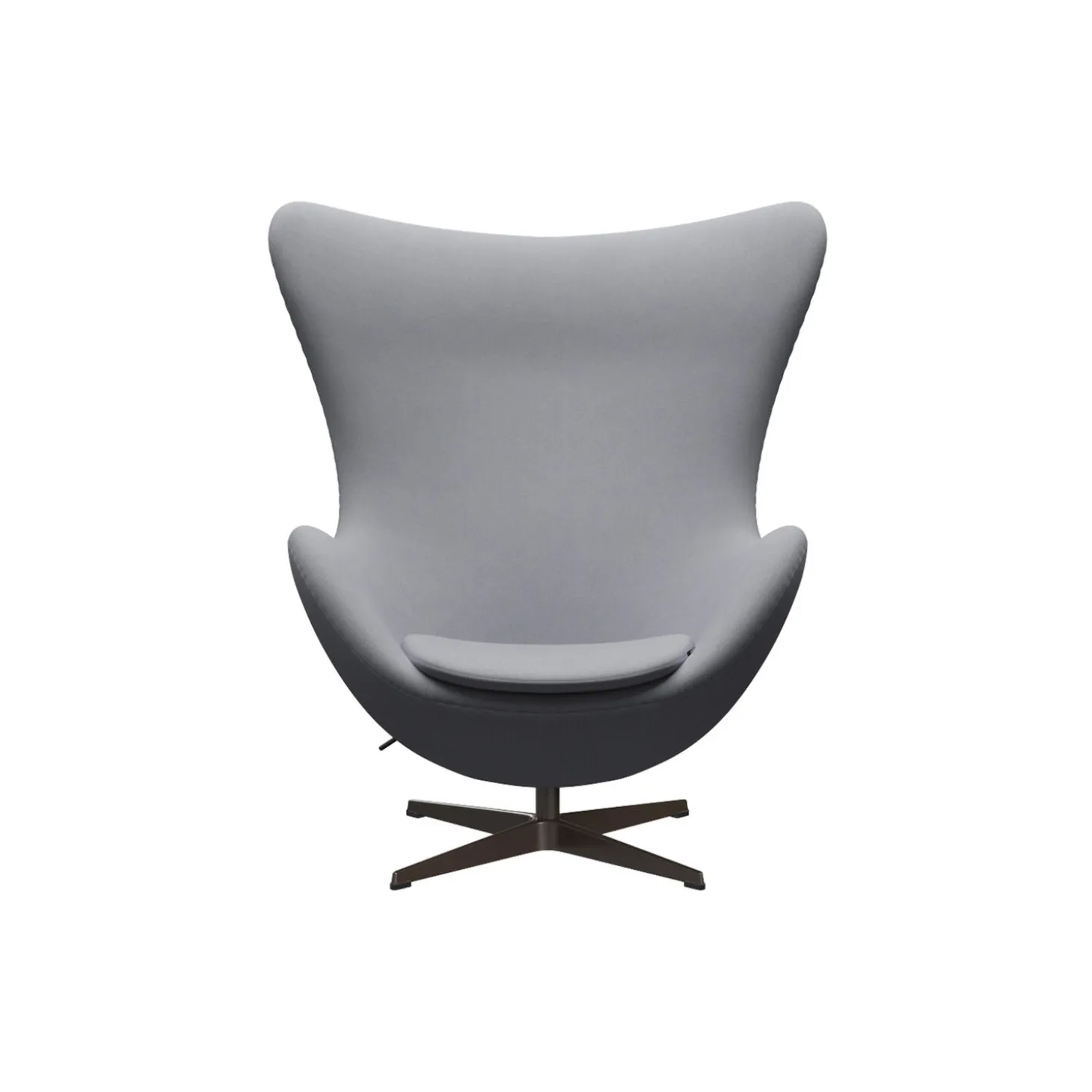 Ægget™ 3316 loungestol, Christianshavn 1170 light grey uni/brown bronze