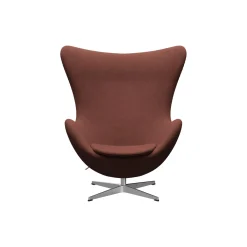 Ægget™ 3316 loungestol, Christianshavn 1133 orange/satin brushed aluminium