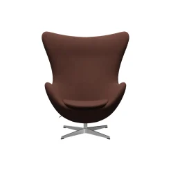 Ægget™ 3316 loungestol, Christianshavn 1134 dark orange/satin brushed aluminium
