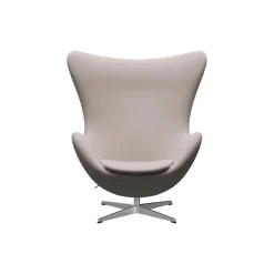 Ægget™ 3316 loungestol, Christianshavn 1120 light beige/satin brushed aluminium