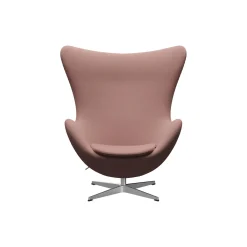 Ægget™ 3316 loungestol, Christianshavn 1131 orange/red/satin brushed aluminium