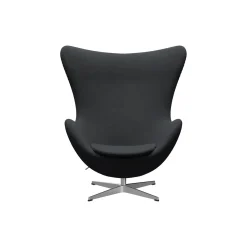 Ægget™ 3316 loungestol, Christianshavn 1173 grey/satin brushed aluminium