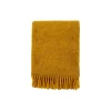 Gotland uld plaid, yellow