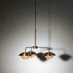 Grace 3 Chandelier, brass