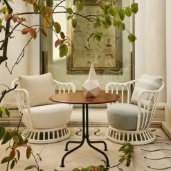 Grace Outdoor Lounge Chair, alabaster white