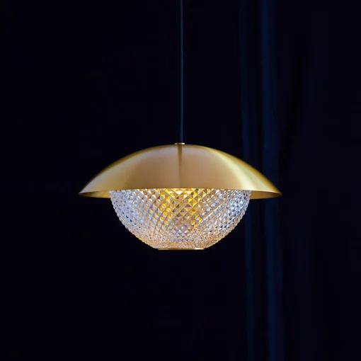 Grace Pendant, brass