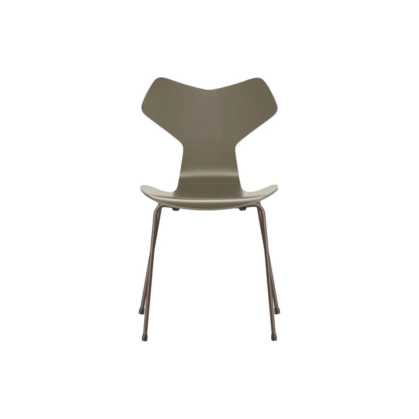 Grand Prix™ 3130 fuldlakeret stol, olive green/brown bronze