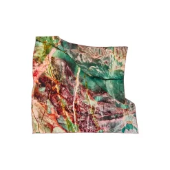 GRANITETørklæde, green/rose