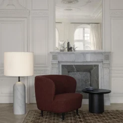 Gravity XL Floor Lamp, white marble/white