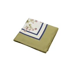 Green Flora silketørklæde