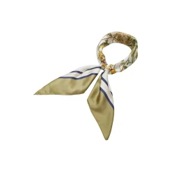 Green Flora silketørklæde