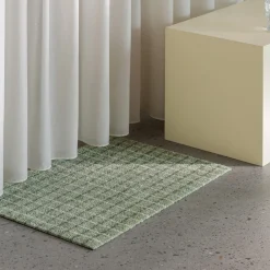 Grid Matcha Lemon dørmåtte