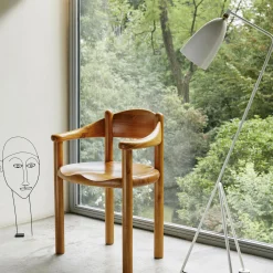 Gräshoppa Floor Lamp, alabaster white glossy