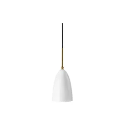 Gräshoppa Pendant, alabaster white glossy