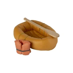 Gummibåd, støvet gul