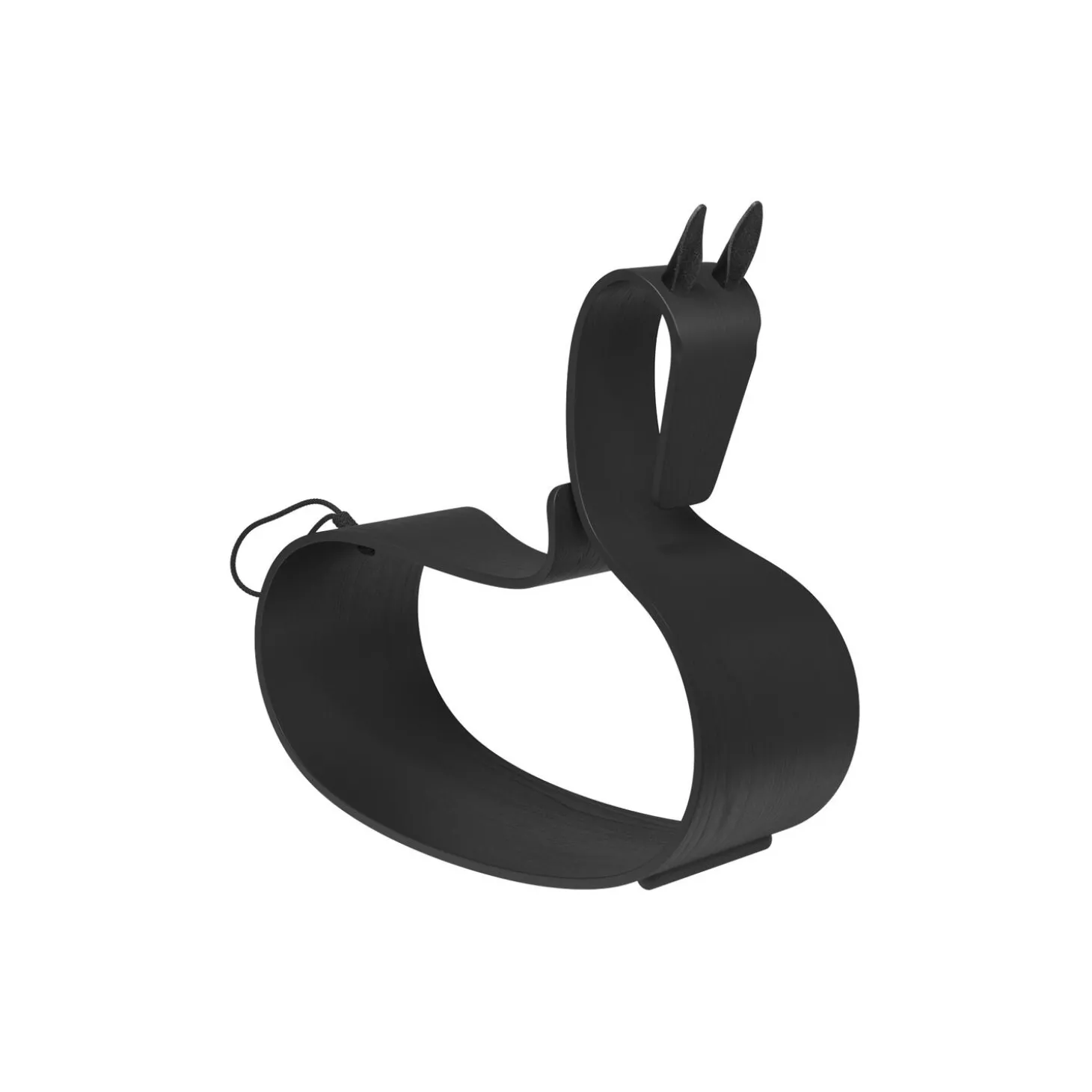 Gyngehest, black ash