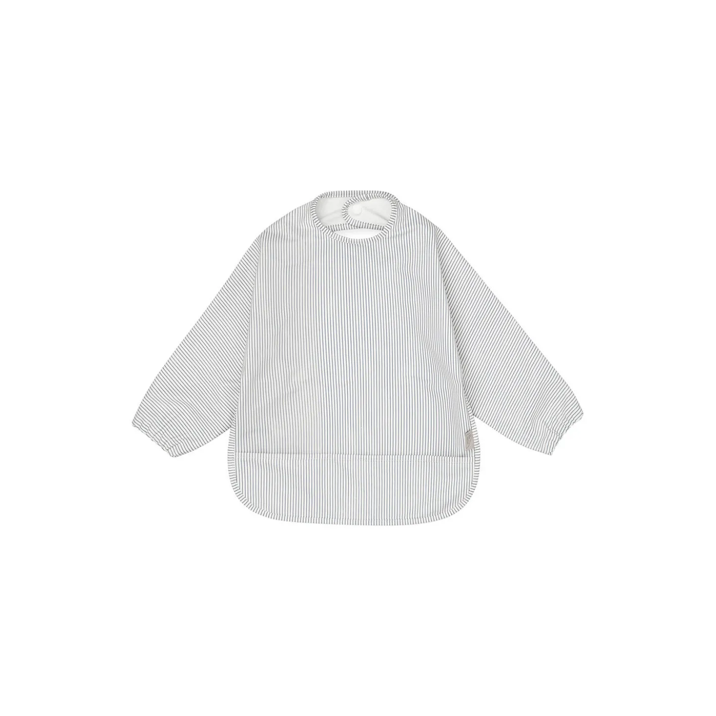 Hagesmæk med ærmer, classic stripes blue