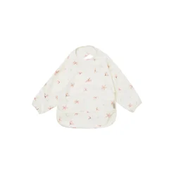 Hagesmæk med ærmer, windflower creme