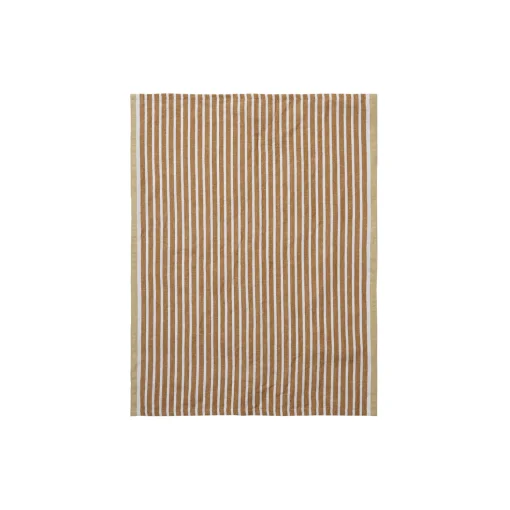 Hale Tea Towel, golden brown/silver fern