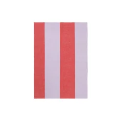 Hale Tea Towel, red/lilac