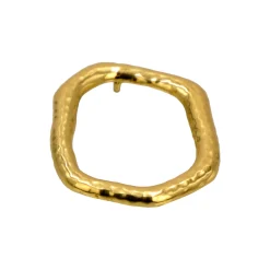 Halo Pendant, gold