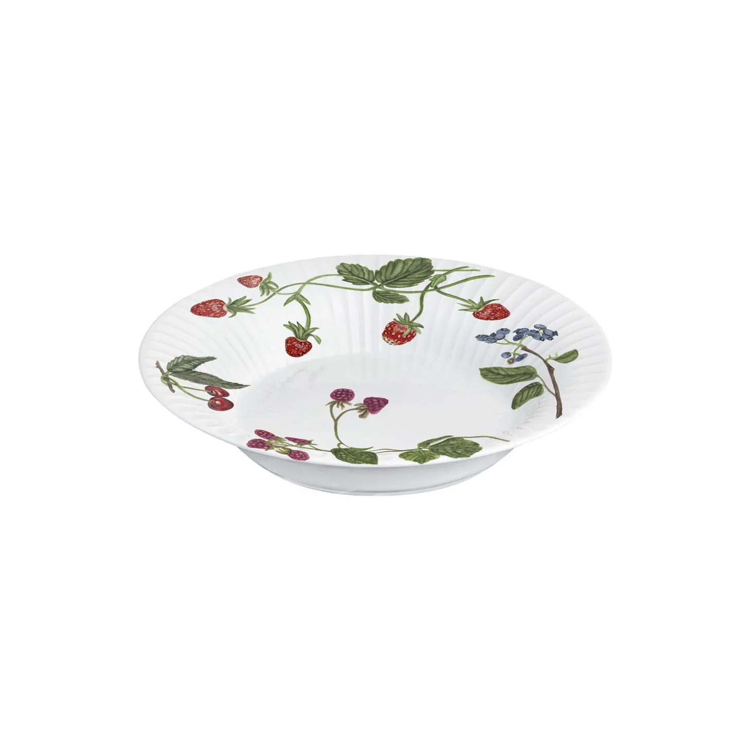 Hammershøi Summer Dyb tallerken Ø 21 cm, sommerbær