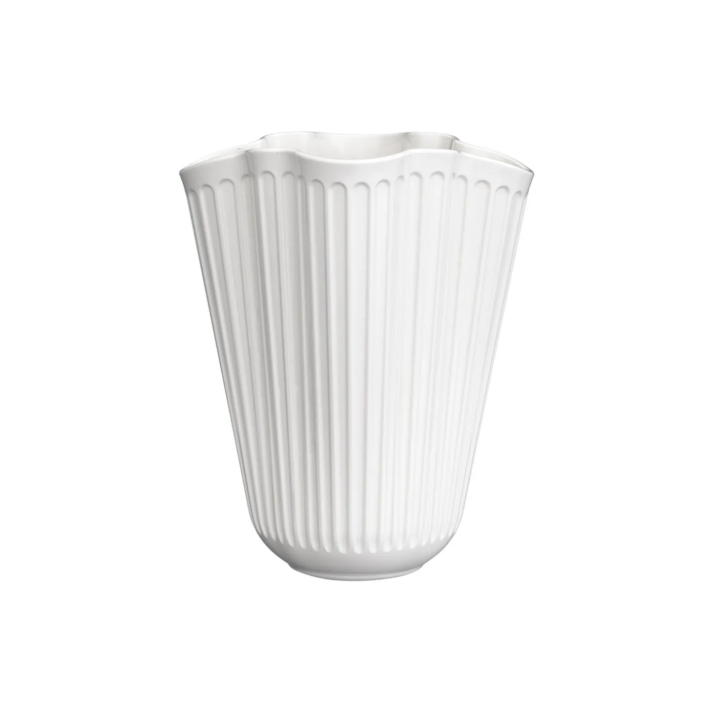 Hammershøi Unfold Vase, hvid