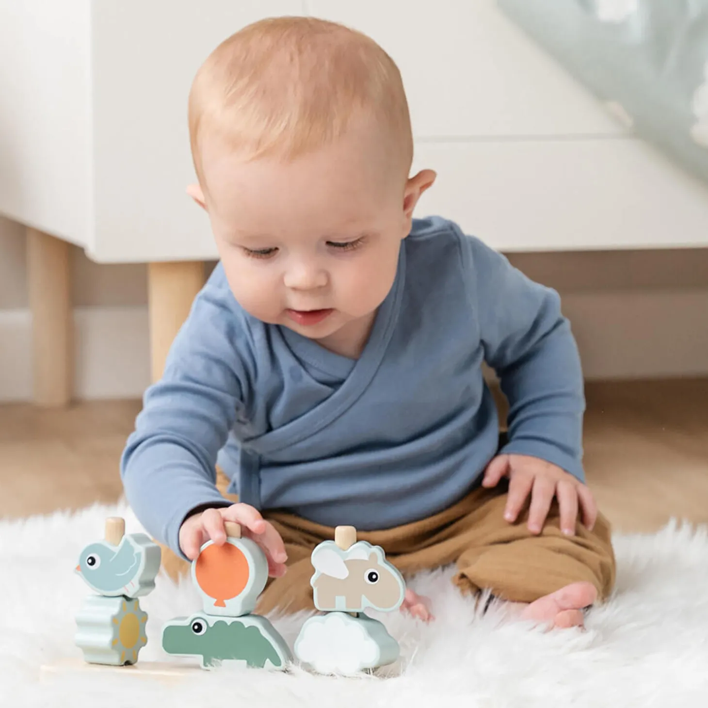 Happy Clouds stablelegetøj, colour mix