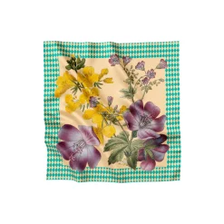 Harlequin Flower silketørklæde