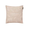 Herbarium Linen/Cotton Cushion Cover, beige/white