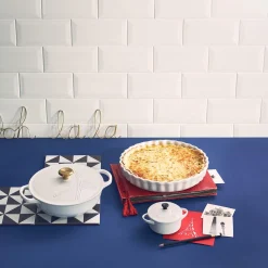 Heritage tærtefad, white