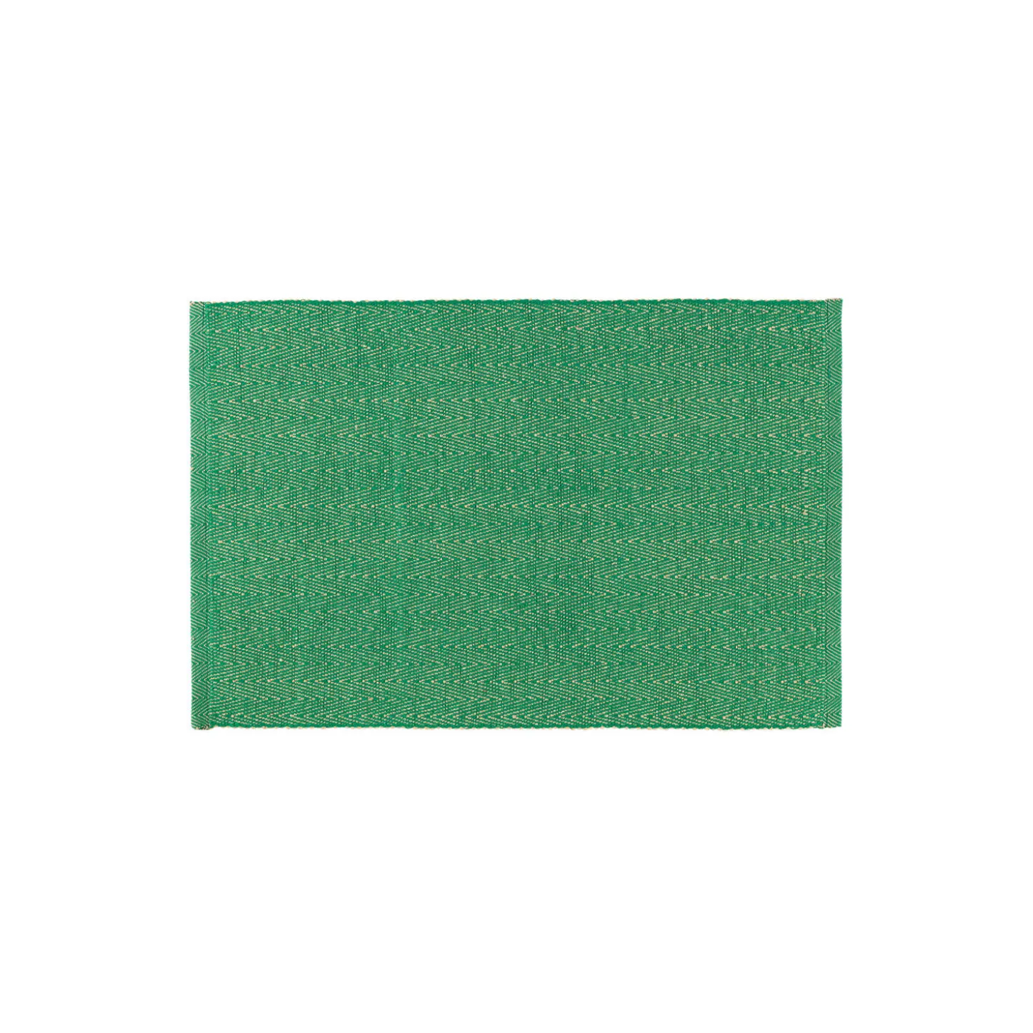 Herringbone dækkeserviet, grøn