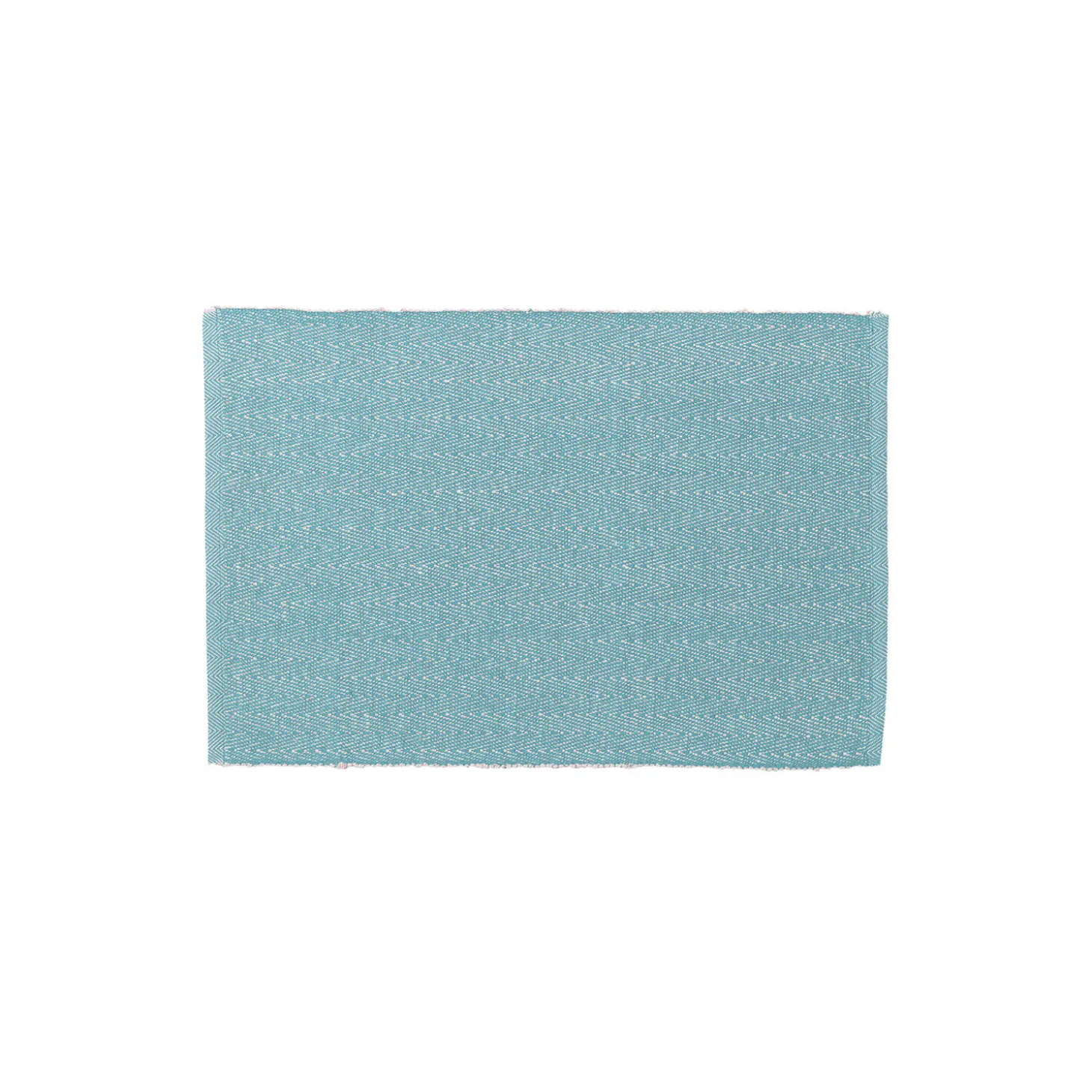 Herringbone dækkeserviet, turkis