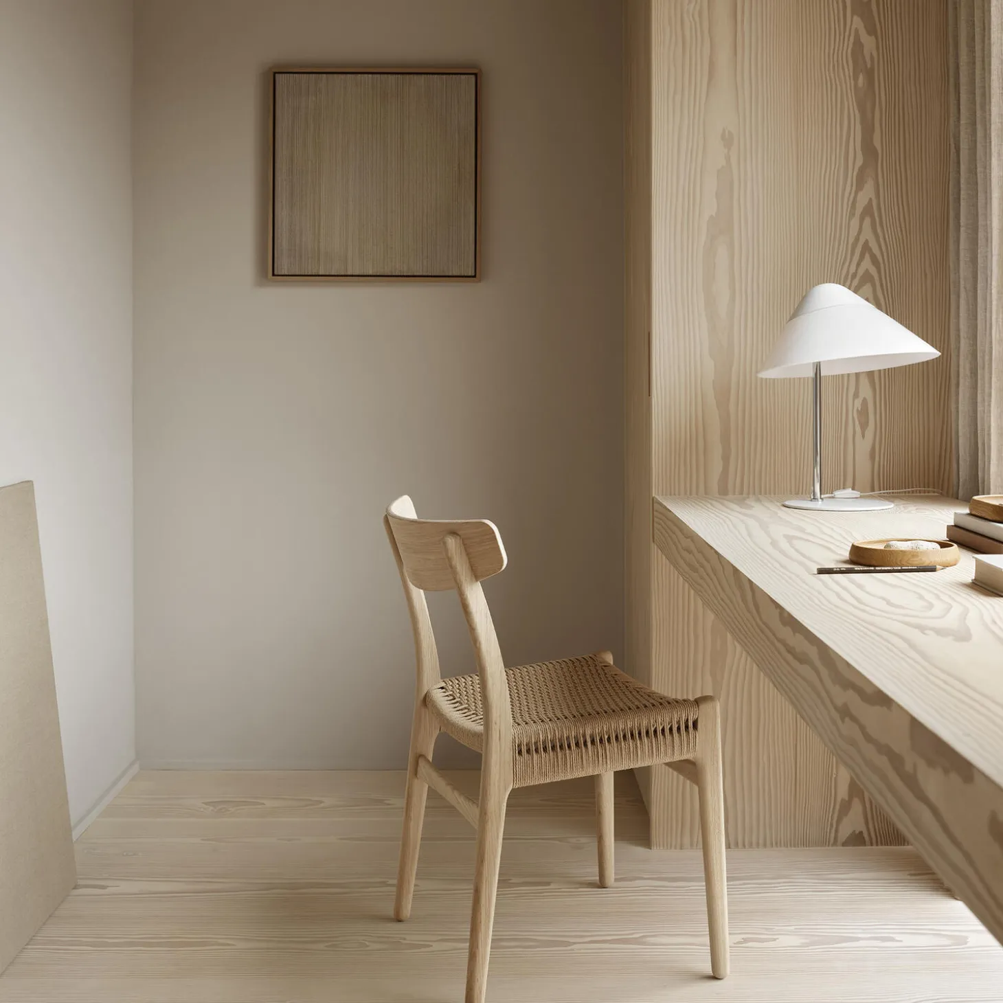 HJW01 Opala bordlampe mini, hvid