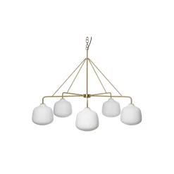 Holborn 5 Chandelier, brass