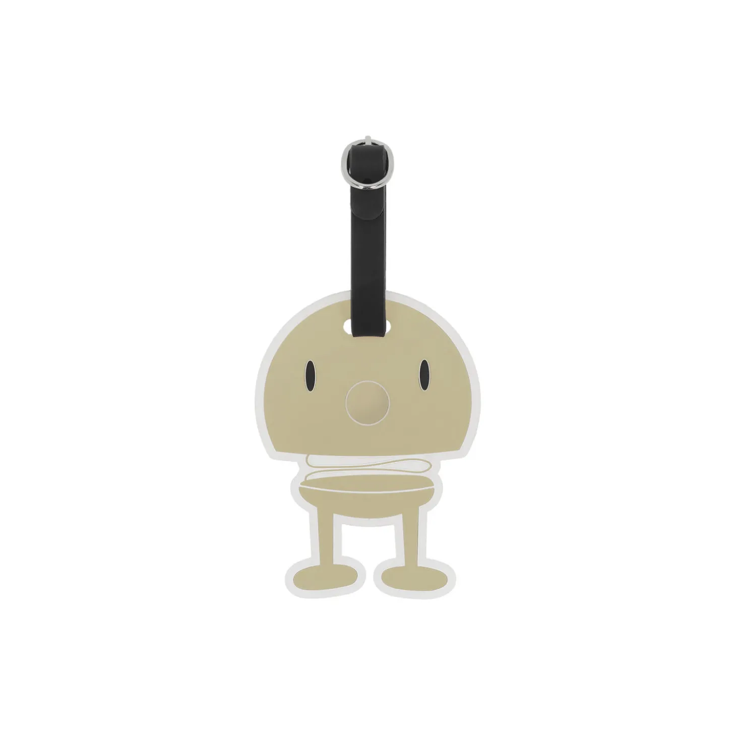 Hoptimist Bag tag, latte