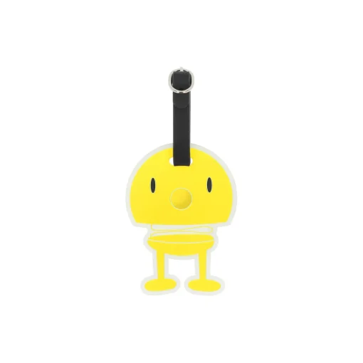 Hoptimist Bag tag, yellow