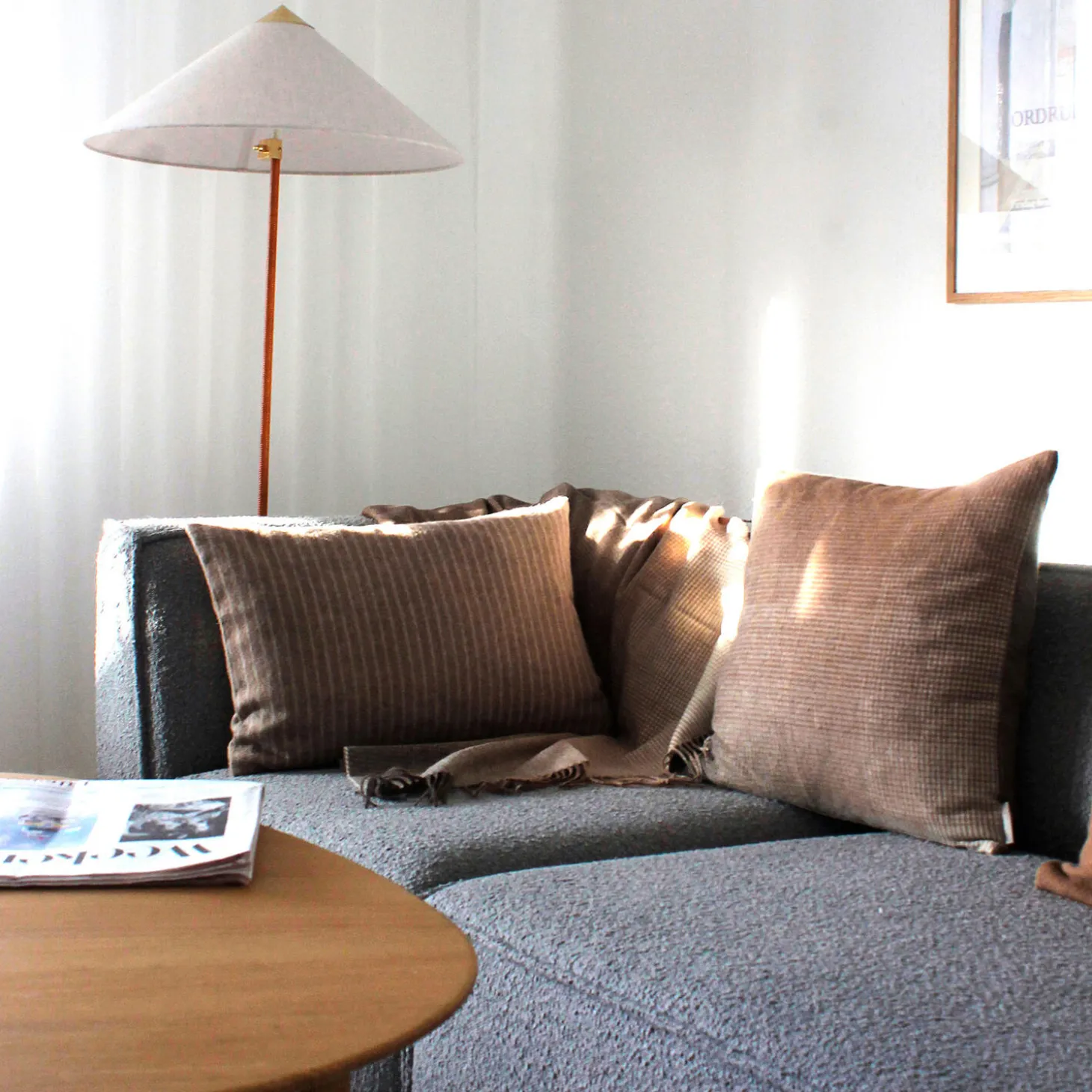 Horizon pudebetræk, camel