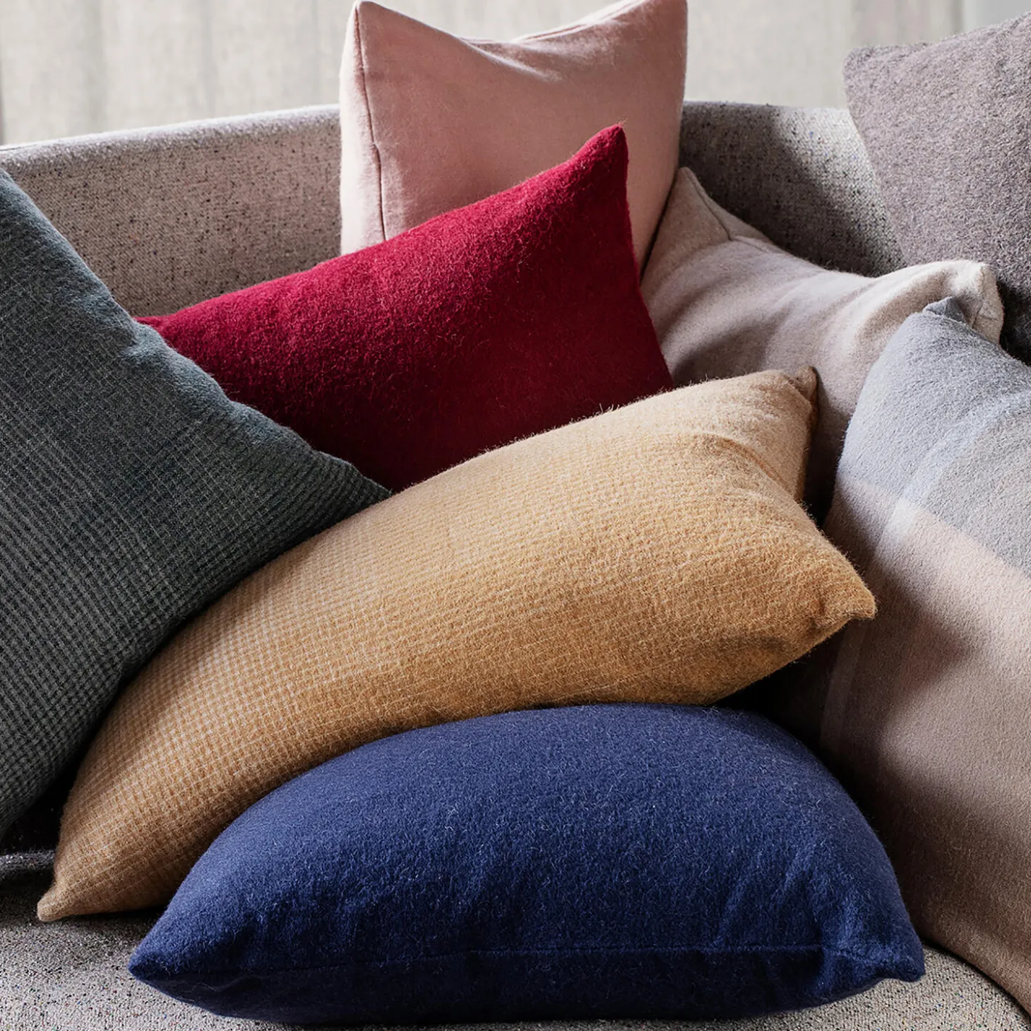 Horizon pudebetræk, yellow ocher