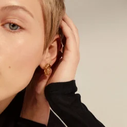 HORIZON Ørestikker, gold plated