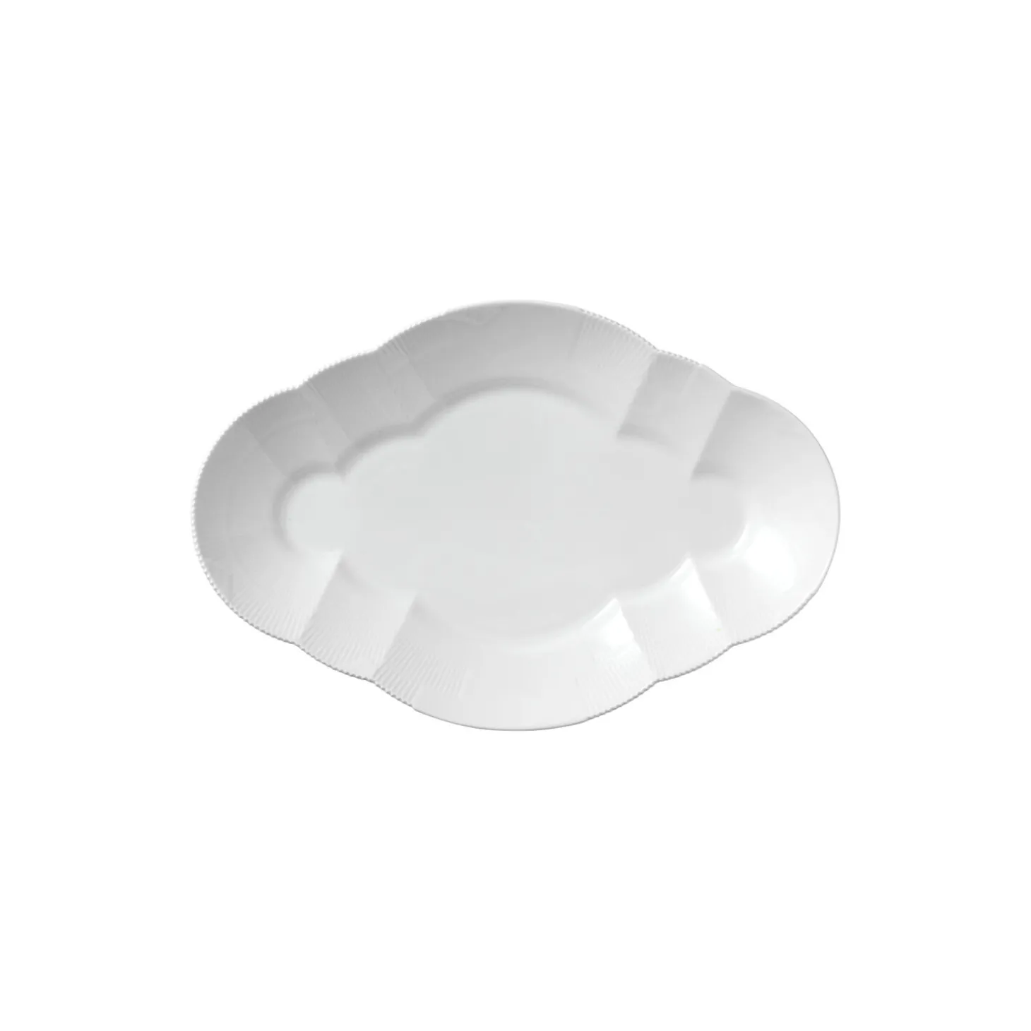 Hvid Elements fad 38,5 cm