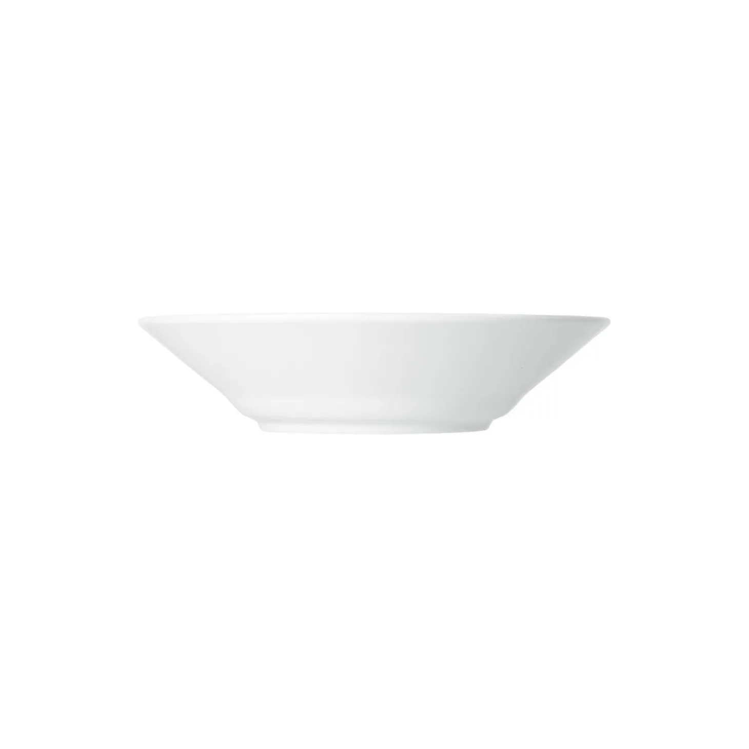 Hvid Halvblonde dyb tallerken Ø 24 cm