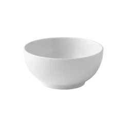 Hvid Riflet skål 47 cl