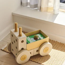 3-i-1 Gåvogn, sand grey/honey yellow