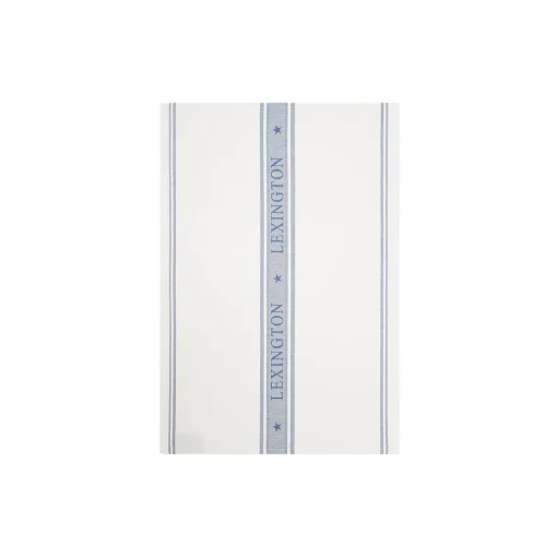 Icons Cotton Jacquard Star viskestykke, white/blue
