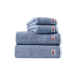 Icons Original Towel Stripe, navy/white
